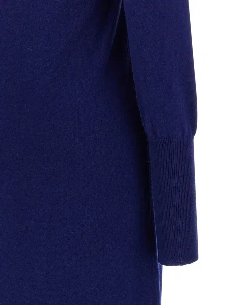 Rochie maxi Tom Ford tricotate de costum albastru