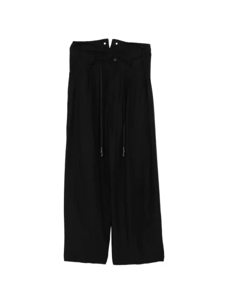 Pantaloni Nude:masahiko Maruyama cu cordon negru