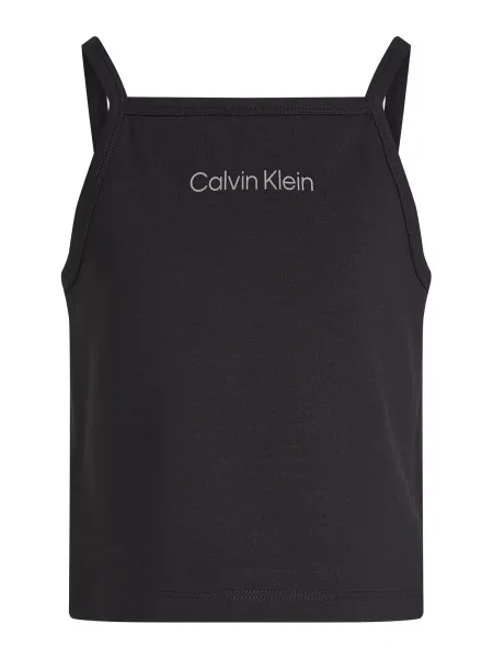 Calvin Klein Jeans Top Punto črna