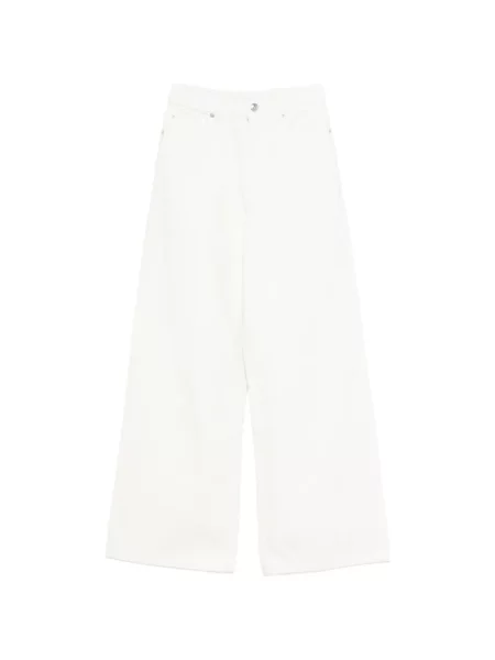 Blugi A.p.c. cu picior lat alb