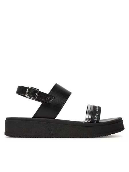 Calvin Klein Jeans Sandali S črna