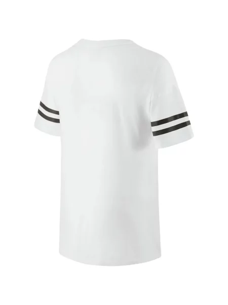 Lung tricou Nike cu model floral din jerseu gri