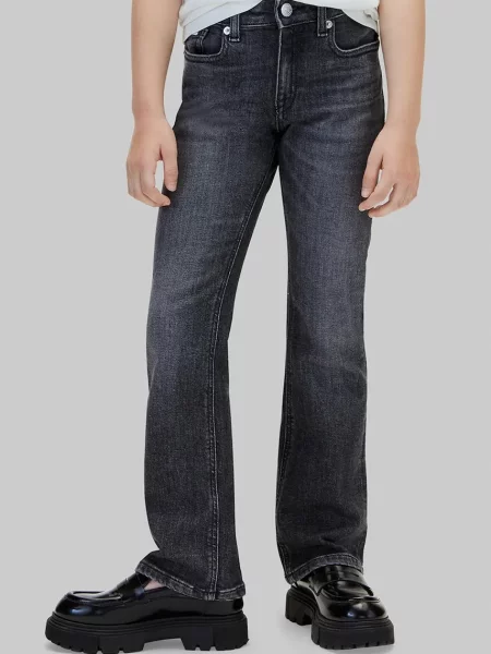 Calvin Klein Jeans blugi flared pentru copii Flare negru