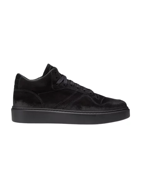 Sneakersy Doucal's zamszowe czarne
