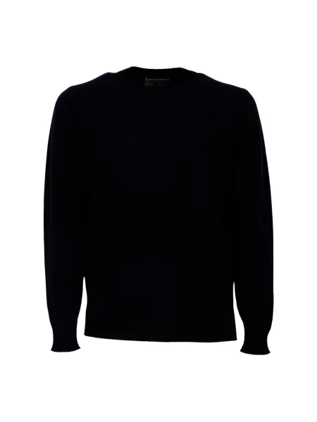 Sweter Filippo De Laurentiis wełniany niebieski