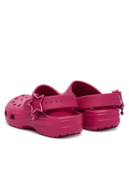 Natikače Crocs Classic Star Buckle Clog ružičasta