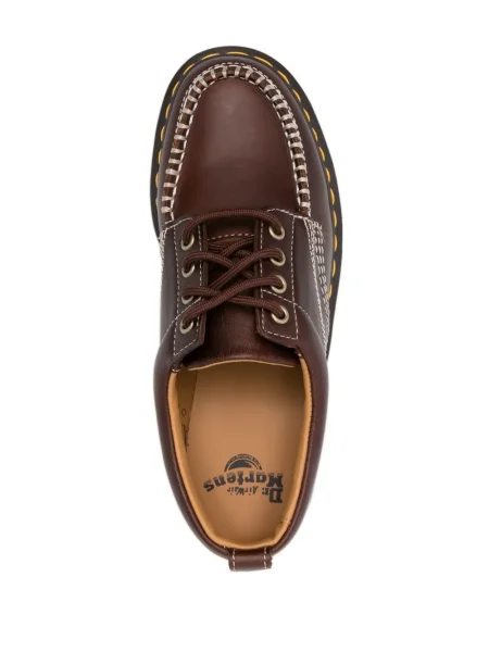Pantofi derby Dr. Martens maro