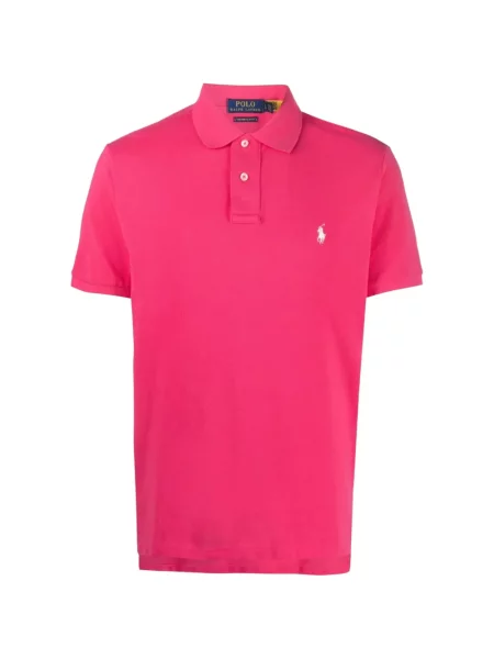 Пуловер Polo Ralph Lauren с автограф с връзки с кръгло деколте синьо