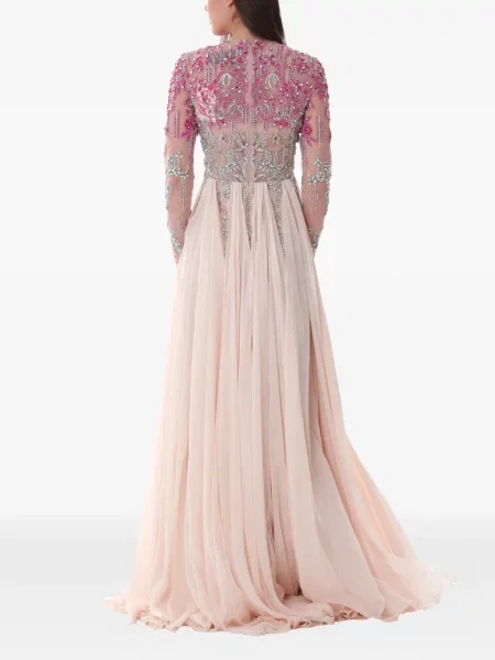 Rochie maxi Dina Melwani de cristal