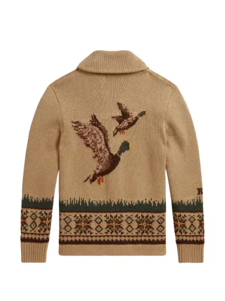 Kardiganas Polo Ralph Lauren ruda