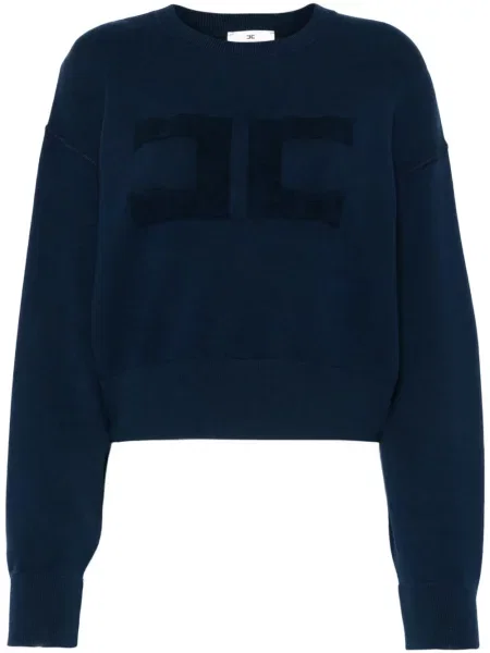 Cropp pulover Elisabetta Franchi albastru