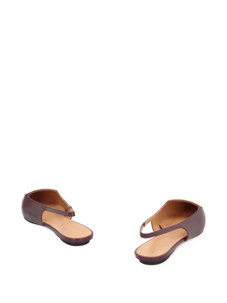 Baleríny Tod's s otevřenou patou červené