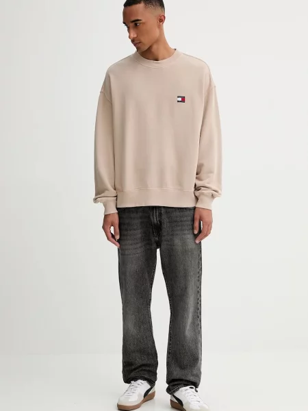 Tommy Jeans μπλούζα μπεζ