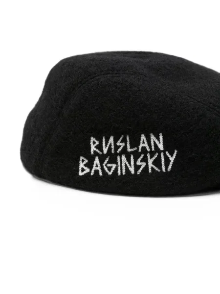 Вълнена шапка Ruslan Baginskiy бродирана черно