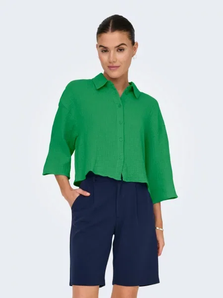 JDY Bluză JDYTHEIS iarbă verde
