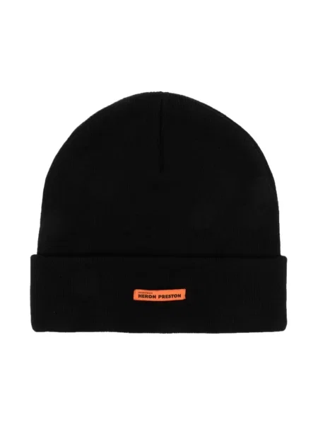 Czapka Heron Preston wełniana z logo czarna