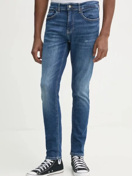 Kavbojke Tommy Jeans modra