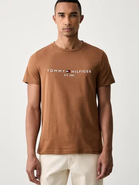 Tommy Hilfiger T-shirt brązowa