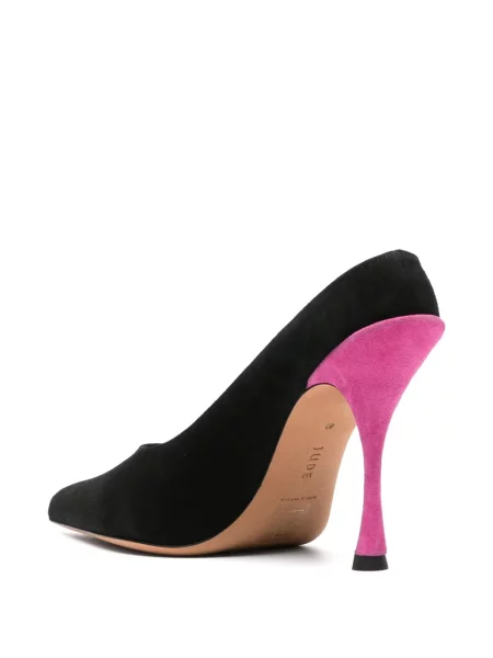 Pantofi cu toc Jude din piele de căprioară negru