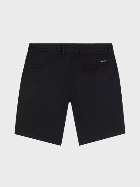 Шорты Calvin Klein из твилла черные