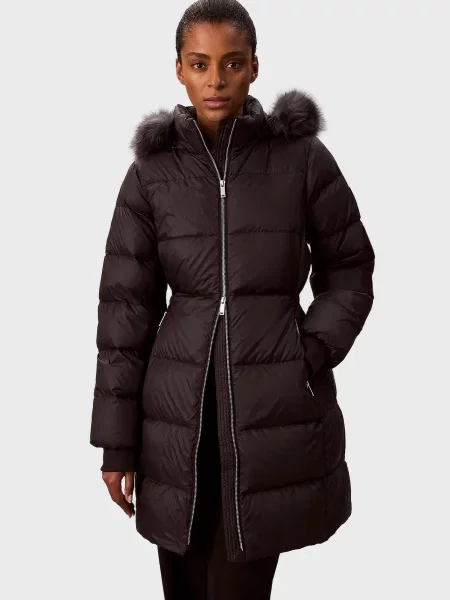 Довгий пуховик Calvin Klein чорний