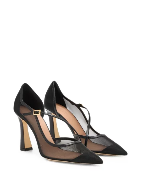 Γοβάκια Malone Souliers από διχτυωτό μαύρο