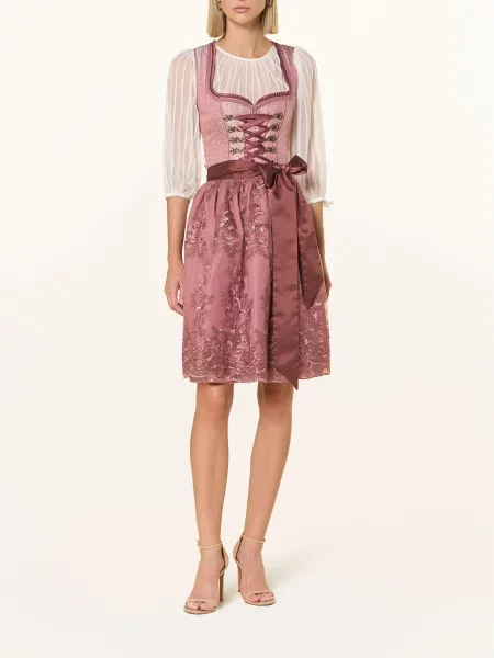 Krüger Bluzka Bawarska Lauryna Z Siateczki weiss biała