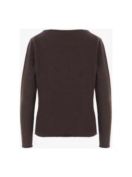 Sweter Allude z kaszmiru brązowy