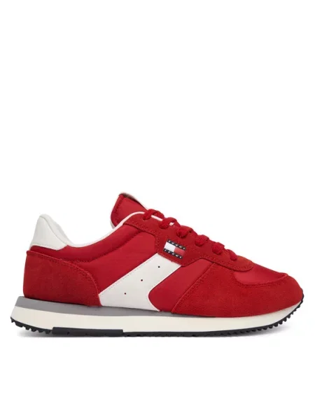 Tommy Jeans Sportcipők Tjm Eva Runner Mix Material piros