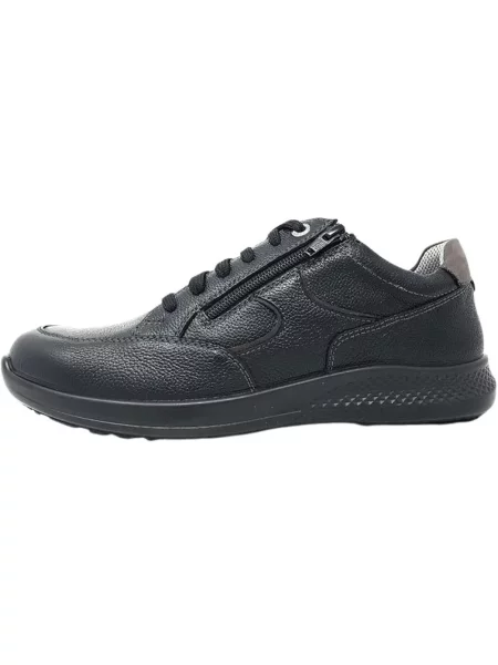 Sneakersy Jomos skórzane czarne