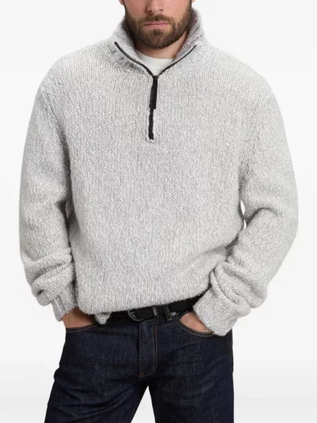 Pulover Woolrich chunky gri