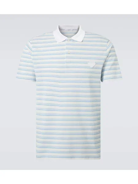 Polo Prada cu dungi albastru