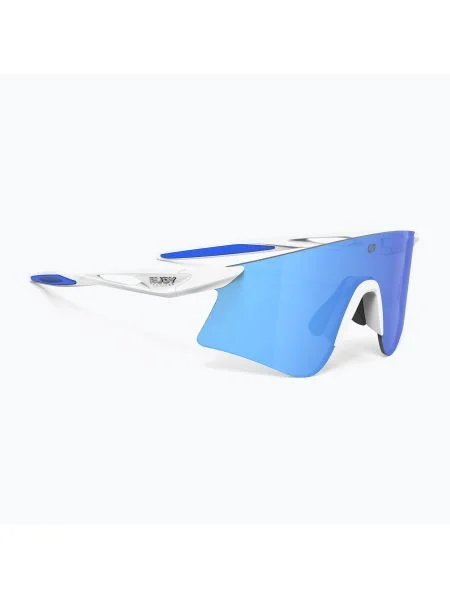 Olcsóbban. Napszemüveg Rudy Project Astral white matte/multilaser blue. Méret: OS fehér