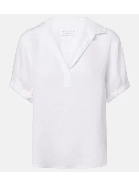 Top Velvet de in alb