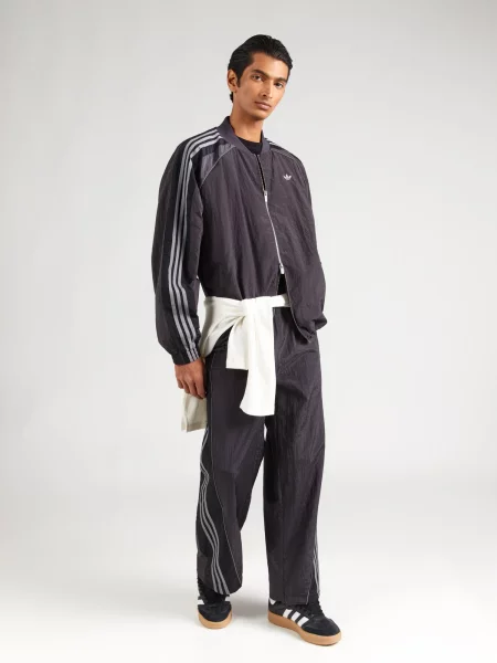 ADIDAS ORIGINALS Prijelazna jakna Adilenium siva crna
