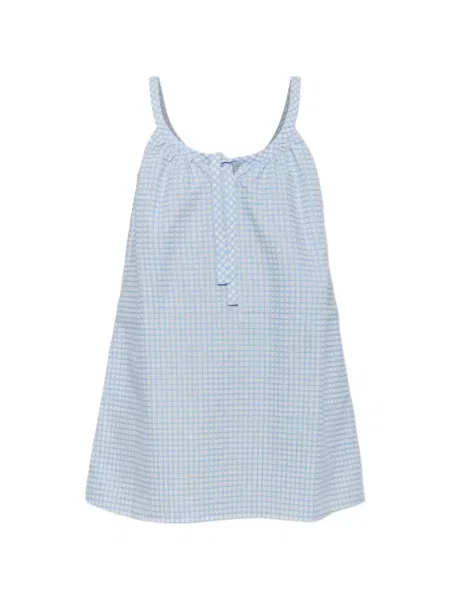 Rochie mini Posse cu legături albastru