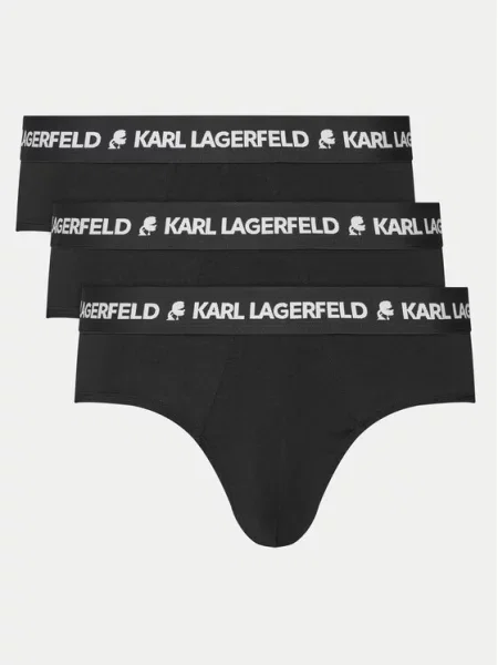 Karl Lagerfeld Spodnje hlačke / bela črna