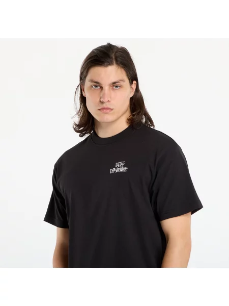 Vans tricou din cu imprimeu negru