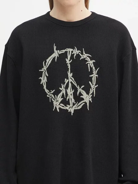 Кофта Aries Peace Press Gothic Waffle LS Tee