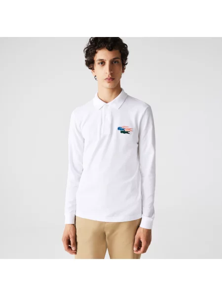 Lacoste поло біле