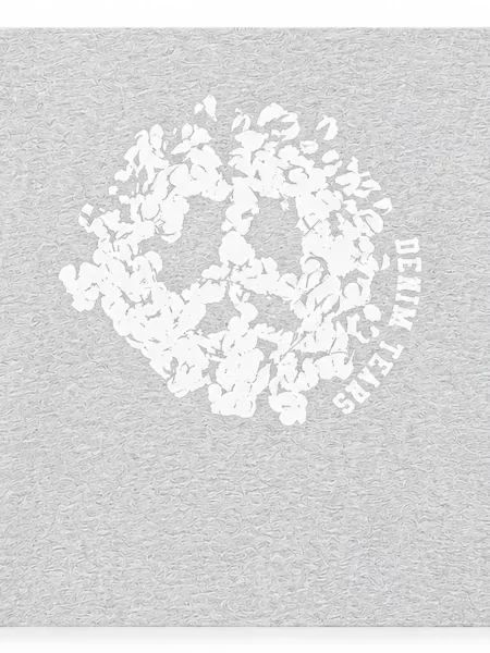 Тениска Denim Tears с принт сиво