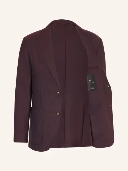 Eton Sako Tailored Fit tmavě červená