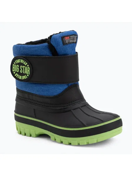 Gyerek hótaposó BIG STAR blue / black. Méret: 34 EU fekete