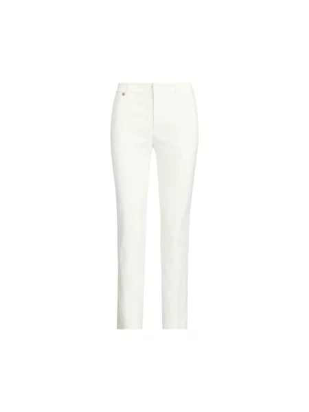 Skinny сhinosy Ralph Lauren białe