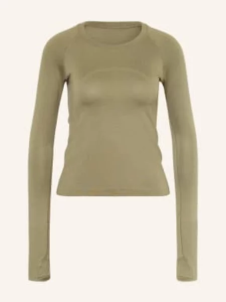 Lululemon Běžecké Tričko Swiftly Tech Ls světle zelená