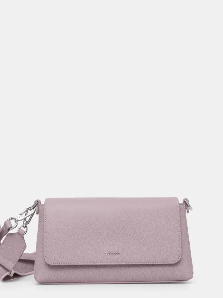 Чанта Calvin Klein лилаво виолетово