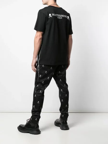 Tricou Mastermind World cu decolteu în U negru
