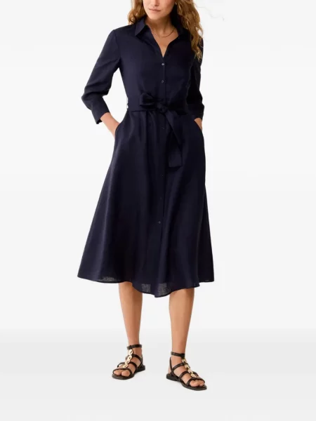 Rochie tip cămașă Pennyblack albastru