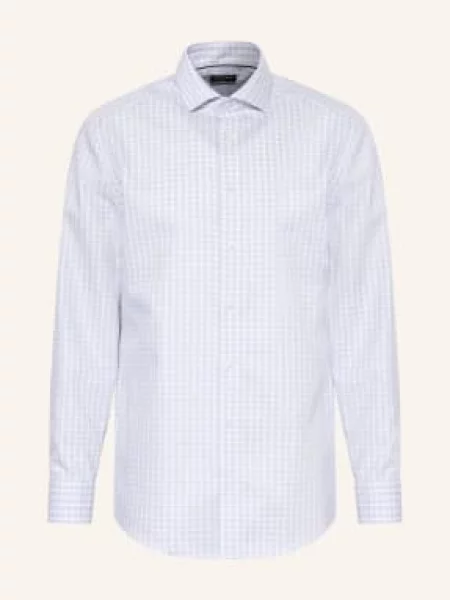 Olymp Košile Modern Fit černošedá bílá