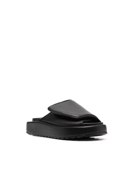 Klapki mules Gia Borghini casual czarne